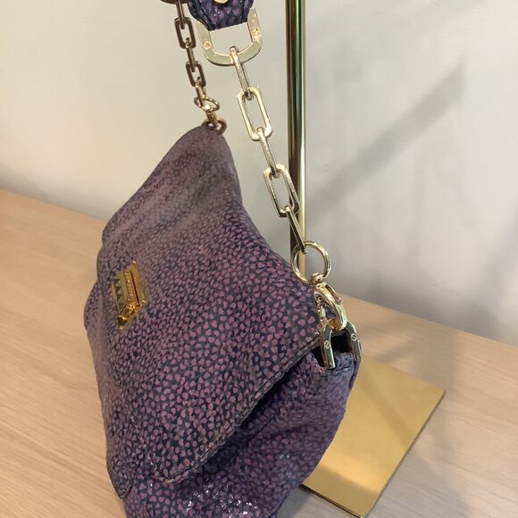 Tory Burch Purple and Gold Shoulder Bag - Picture 2 of 6